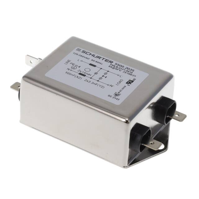 5500.2035 SCHURTER Inc.  Modules de filtrage de ligne électrique